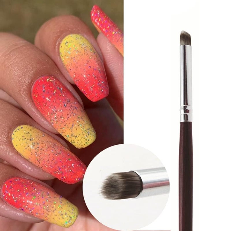 bolt bee Ombre Nail Brushes,Nail Gradient Painting Pen for Blooming Nails, Gradient Nail, Manicure Nail Art Tools, Professional Accessories for Home and Salon Use - Image 1