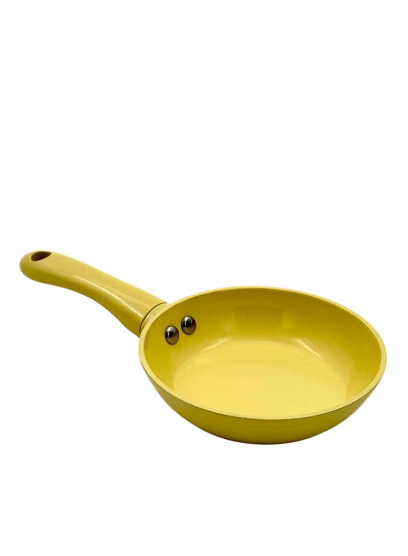B&D Forged Mini Fry Pan 12 cm Durable Heavy Duty Non Stick Cookware Small Frying Pan Premium Ceramic Finish Even Heat Distribution Compatible With Induction Gas Glass Halogen Stovetops Easy Clean Compact Kitchen Fry Pan - Image 1