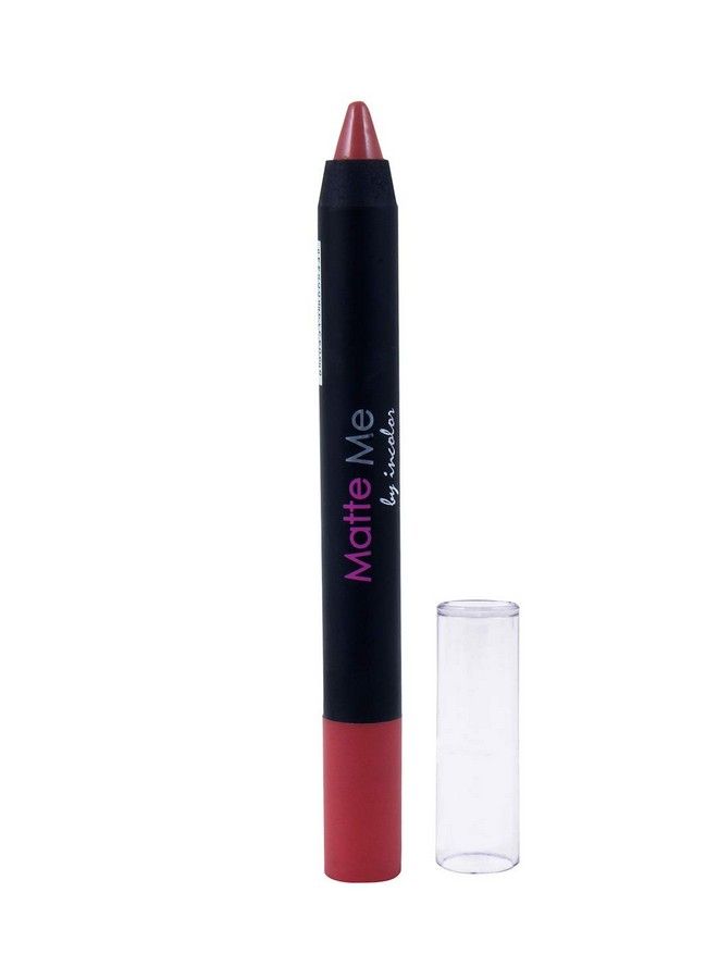 INCOLOR Matte Me Crayon Lipstick Long Lasting Waterproof And Smooth Texture Pencil Lipstick For Girl & Women 2.3G Shade No.3 - Image 5