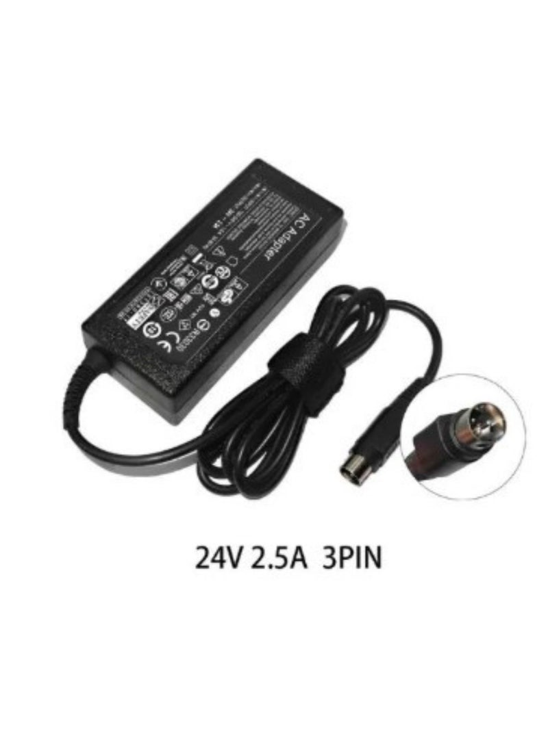 Terabyte محول طاقة 24 فولت، 2.5 أمبير إلى 3 أمبير، 3 دبابيس لطابعة نقاط البيع - Image 1