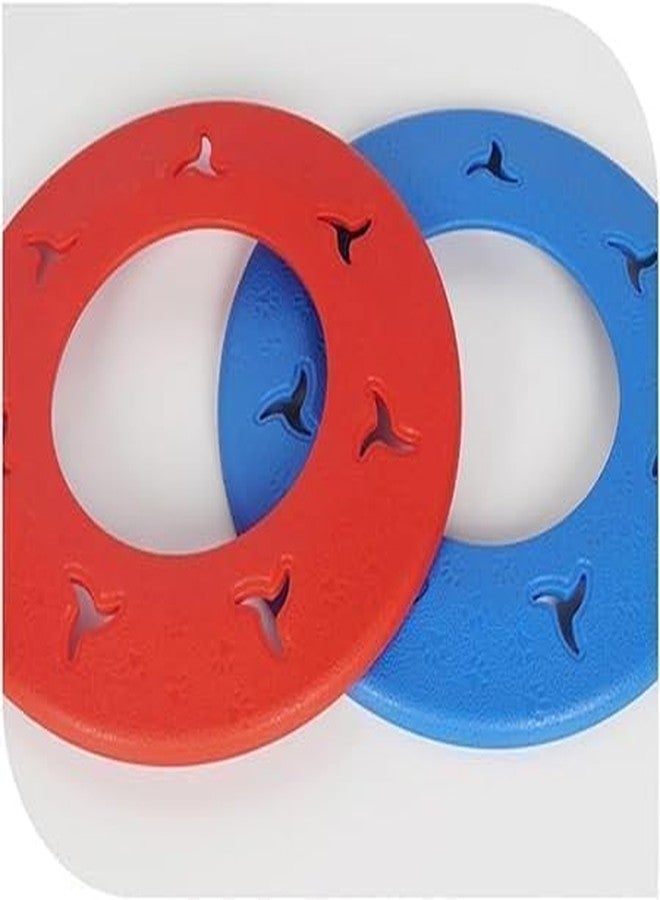 Waexlla Dog Frisbee Fetch Toy Flying Disc for Dogs Durable Non-Toxic Rubber Outdoor Pet Training Toy Lightweight Exercise Playing Chew Flyer | 1 Pcs, Multicolor - Image 2