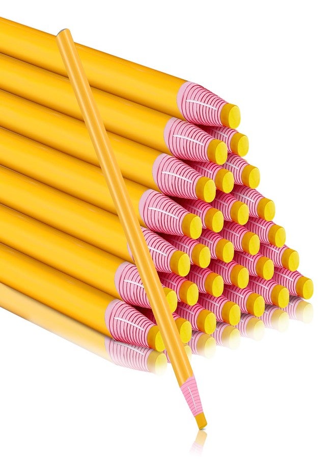Tinlade 36 Pcs Peel off China Markers Grease Pencils for Mechanical Wax Pencil Marking Crayons for Vinyl Metal Wood Paper Fabrics Leather(Yellow) - Image 1