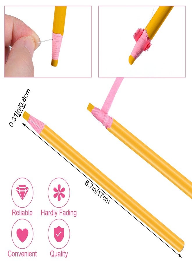 Tinlade 36 Pcs Peel off China Markers Grease Pencils for Mechanical Wax Pencil Marking Crayons for Vinyl Metal Wood Paper Fabrics Leather(Yellow) - Image 2