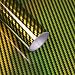 Lypumso Carbon Fiber Vinyl Wrap High Gloss Car Wrap Vinyl Roll with Air Release Technology Self Adhesive Vehicle Interior Exterior Decoration Automotive DIY Decal Sticker Film Gold 1ft x 5ft - Image 2
