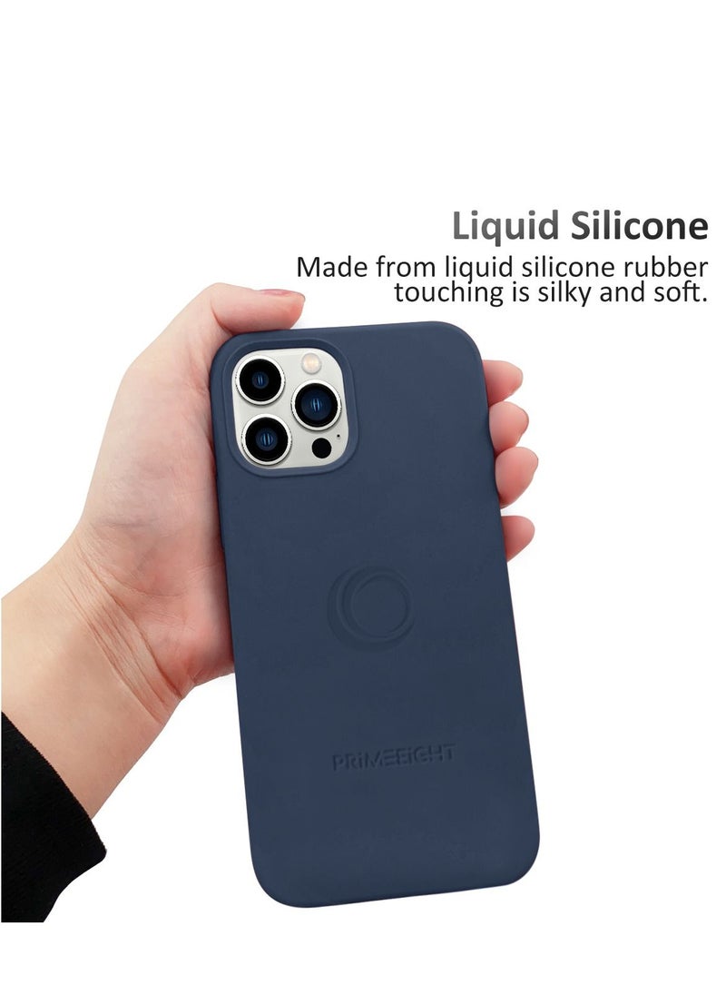 PRIMEEIGHT - iPhone 11 Pro Case 5.8 inch Shockproof Curved Edges apple iphone 11 Pro case Anti Scratch iphone 11 Pro protective case BLUE - Image 1