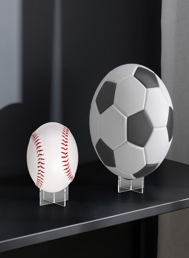 UoYeet Ultra-Clear Acrylic Sports Ball Display Stand (3-Pack), Thick Shatterproof Holder for Softball, Baseball, Golf Ball & Memorabilia – Small Size 1.97 x 1.1 inch - Image 3