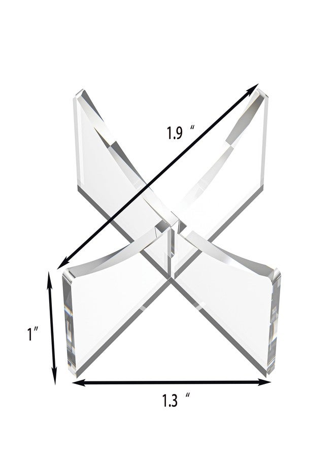 UoYeet Ultra-Clear Acrylic Sports Ball Display Stand (3-Pack), Thick Shatterproof Holder for Softball, Baseball, Golf Ball & Memorabilia – Small Size 1.97 x 1.1 inch - Image 5