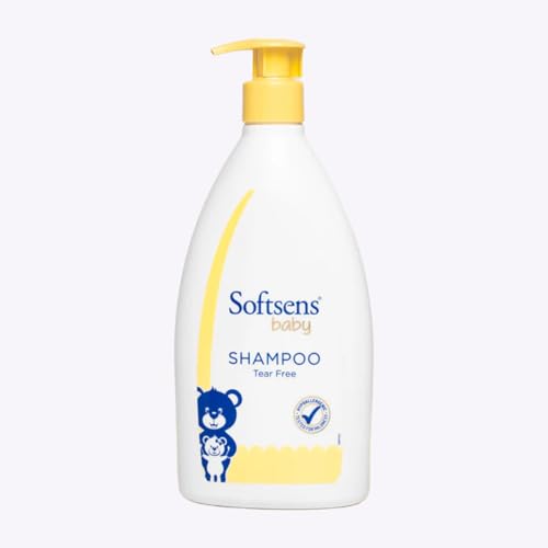 Softsens Baby Tear-Free Shampoo 500ml | Enriched with Castor Oil | Ultra-Mild,Dermatologically, Hypoallergenic, Paraben & Sulfate-Free Formula for Babies - Image 1