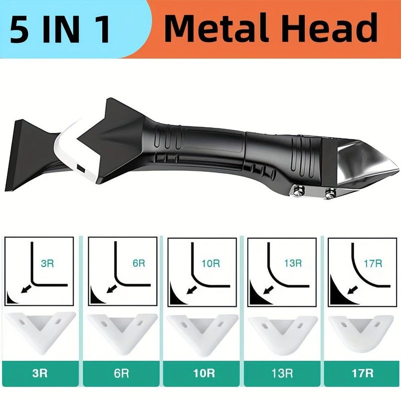 Six Piece Caulking Tool Kit With Sealant Gasket Accessories And Blade - Image 1