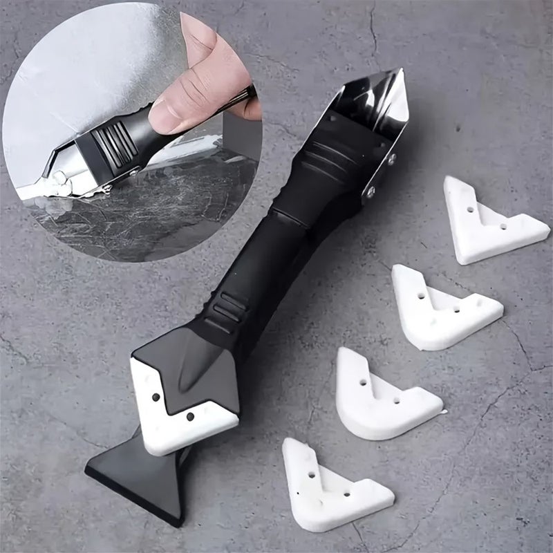 Six Piece Caulking Tool Kit With Sealant Gasket Accessories And Blade - Image 3