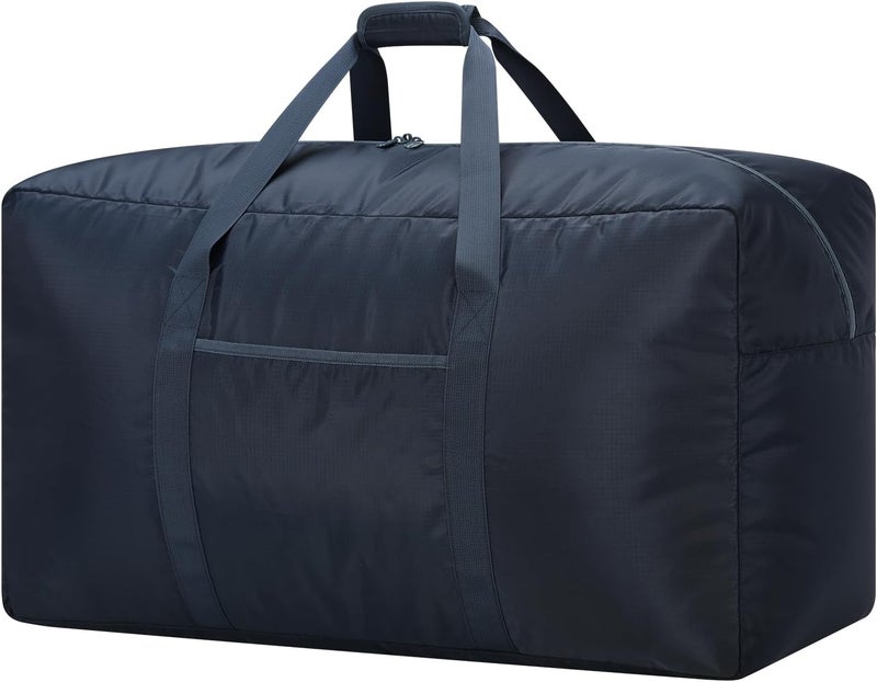 IFARADAY 95L Large Duffle Bag Foldable - 30 inch Lightweight Spare Storage Bag for Travel(Navy Blue) - Image 1