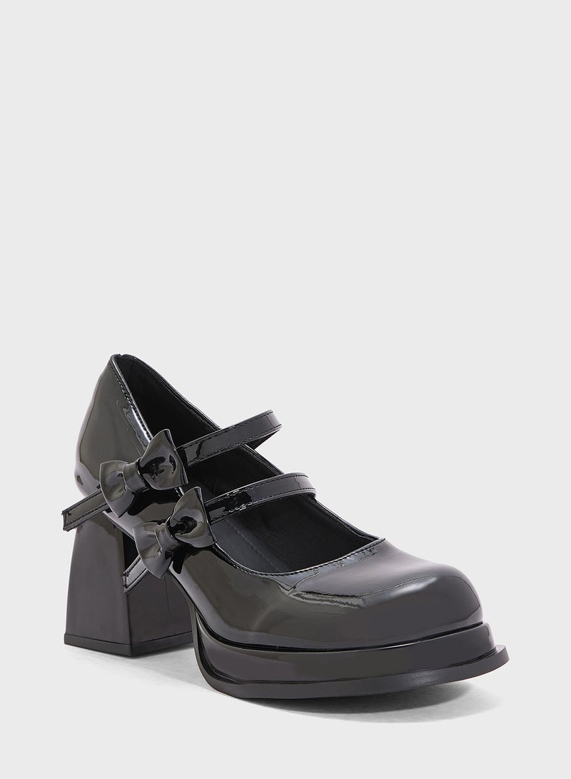 Ginger Heeled Mary-Jane Pump  - Image 2