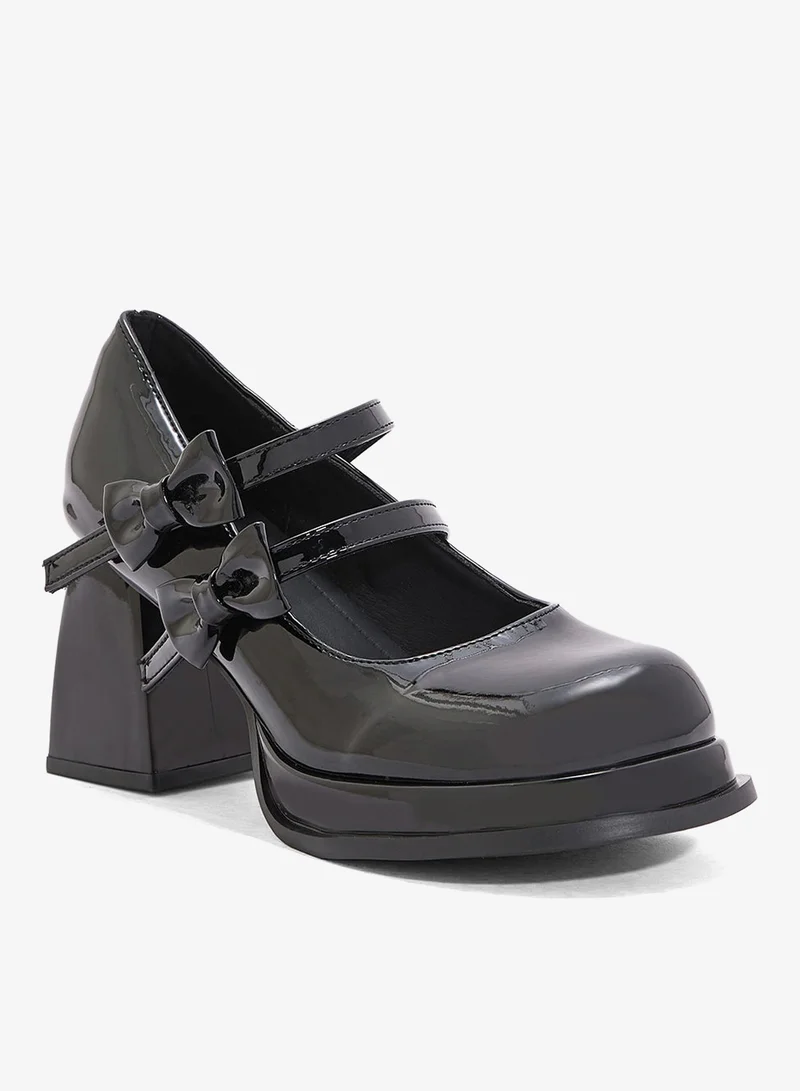 Ginger Heeled Mary-Jane Pump
