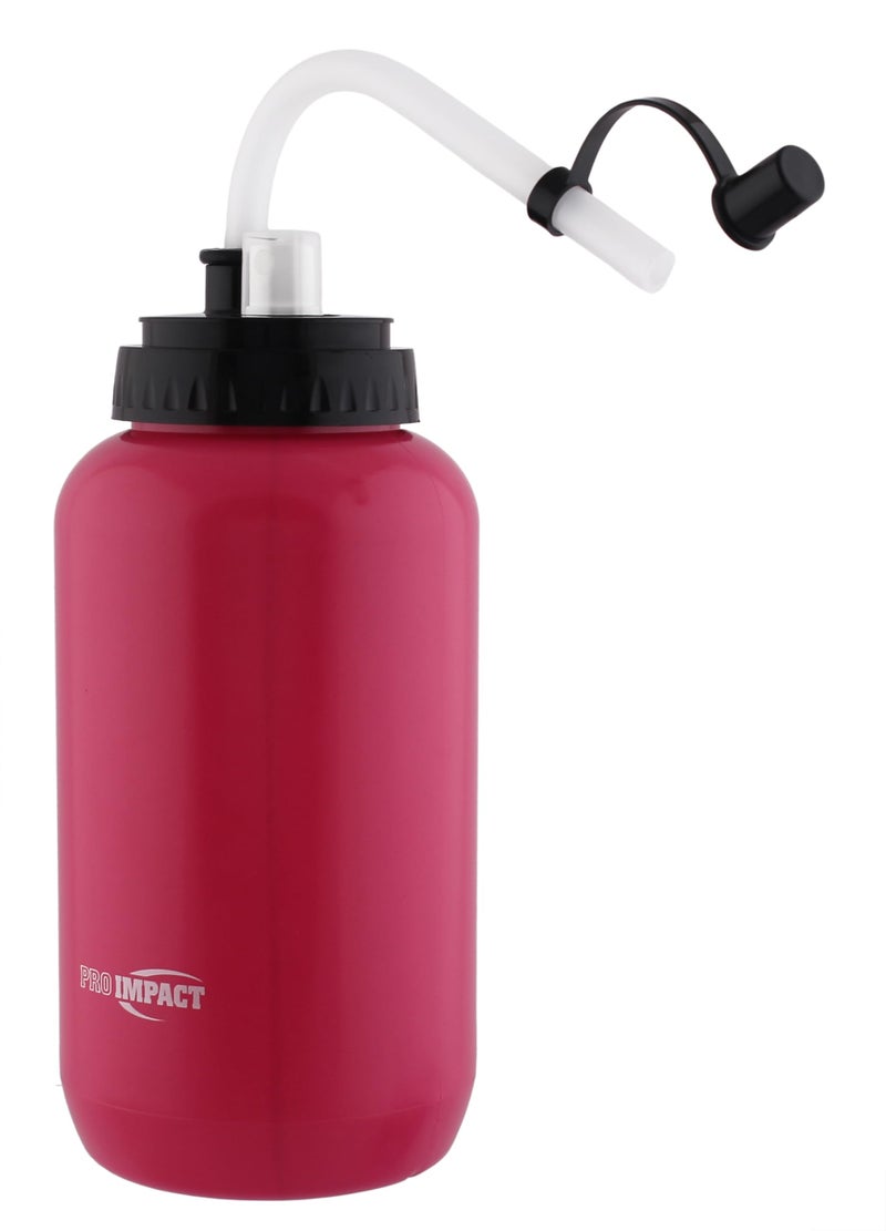 Pro Impact Squeezable Water Bottle with Bendable Long Straw and Spray cap - LDPE BPA Free Plastic - Hydration for Baseball Hockey Gym MMA Yoga Boxing Cycling Softball Football Lacrosse (35.5 Oz.) - Image 2