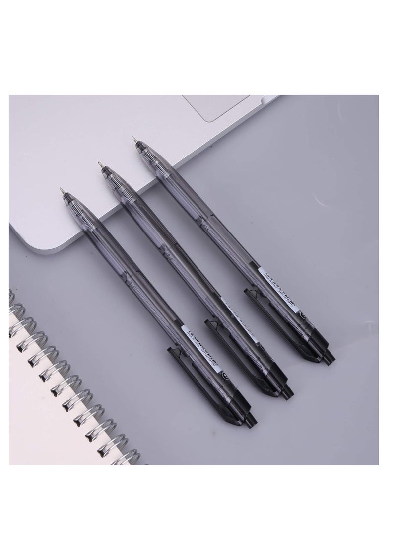 Deli 12-Piece Xtream Retractable Ballpoint Pen Black Ink - Image 4