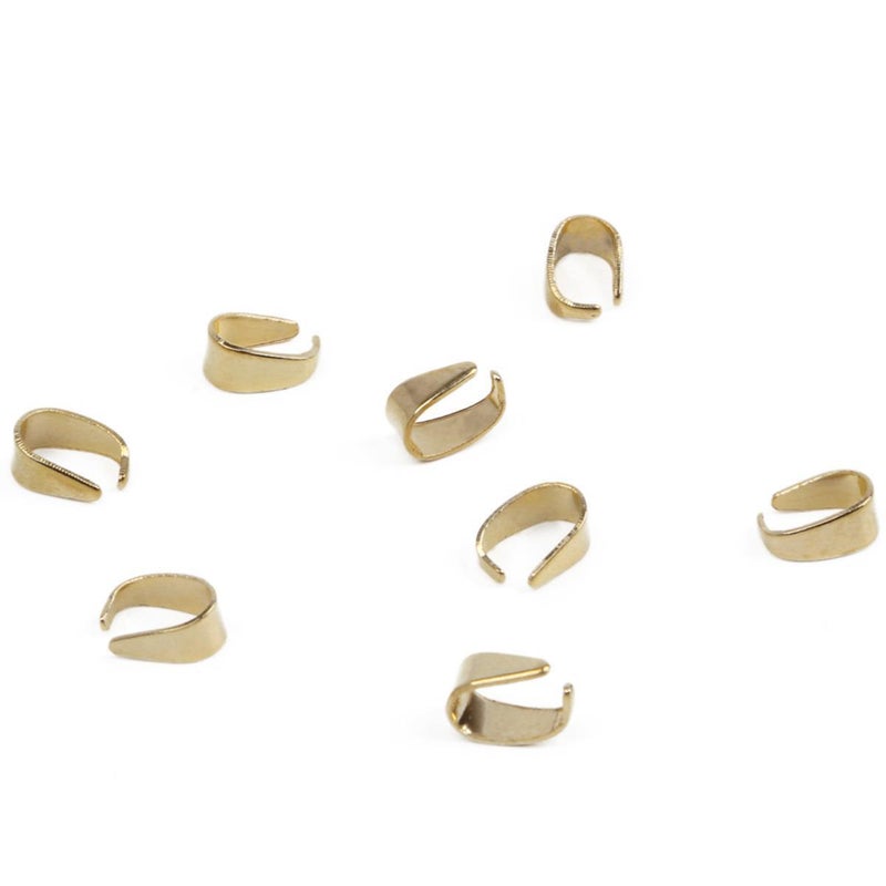 Cross-border best selling 4 × 9mm iron melon buckle hanging claw buckle fork buckle wrong mouth DIY jewelry accessories materials wholesale Gold