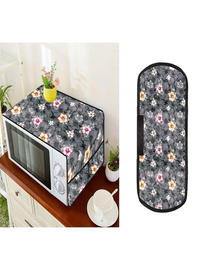 Wings Star Oven Top Cover for Morphy Richards 25 Litre - Microwave Top Cover with 4 Utility Pockets and 1 Oven Handle Cover KUM87 - Image 3