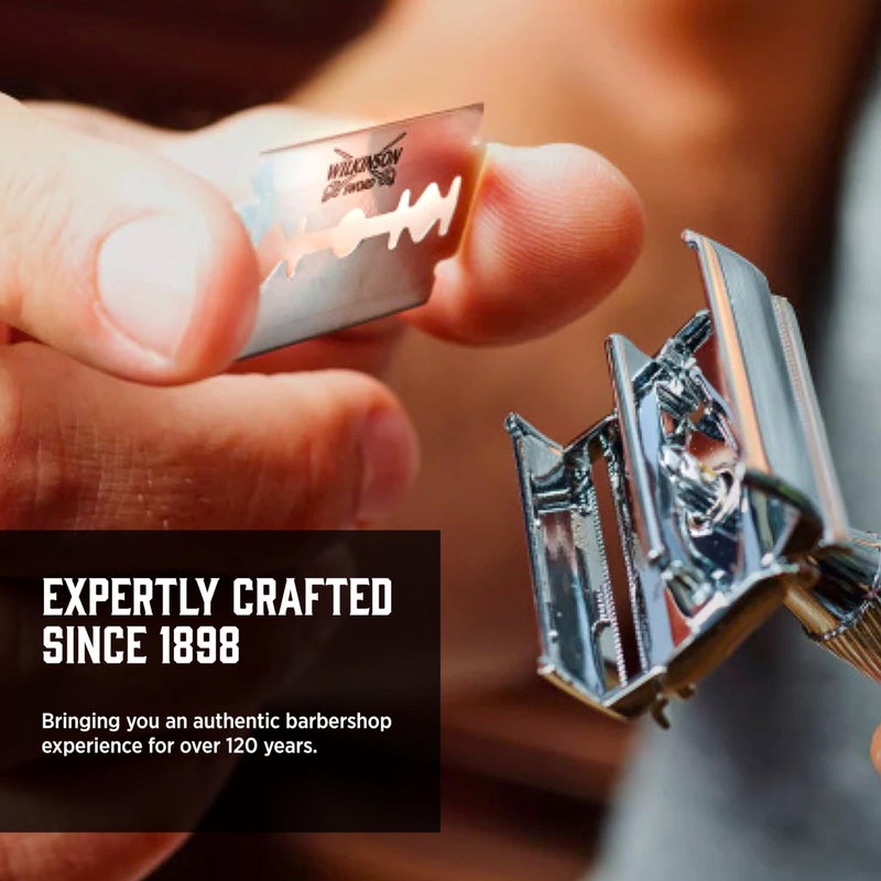 Wilkinson Sword Double Edge Razor Blade Refills for Men - 5 Count - Image 3