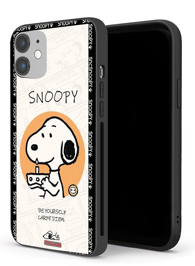 Tolwak Apple iPhone 12 mini Protective Case Snoopy Be Yourself - Image 1