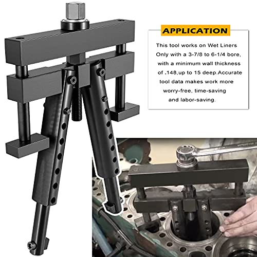 Danti Cylinder Liner Puller PT-6400-C For Cummins CAT Caterpillar Mack Works on Wet Liner from 3-7/8” to 6-1/4” bore Replace to PT-6400-C M50010-B 3376015 - Image 2