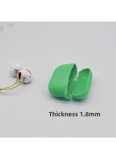 Applicable To Airpods Pro Protective Shell Apple Headset Three Generations Pro Protective Cover Pro Headset Protective Cover Earplugs-Color:2260 Matcha Green-Model:(Thick) Airpods Pro3 Protective Shell