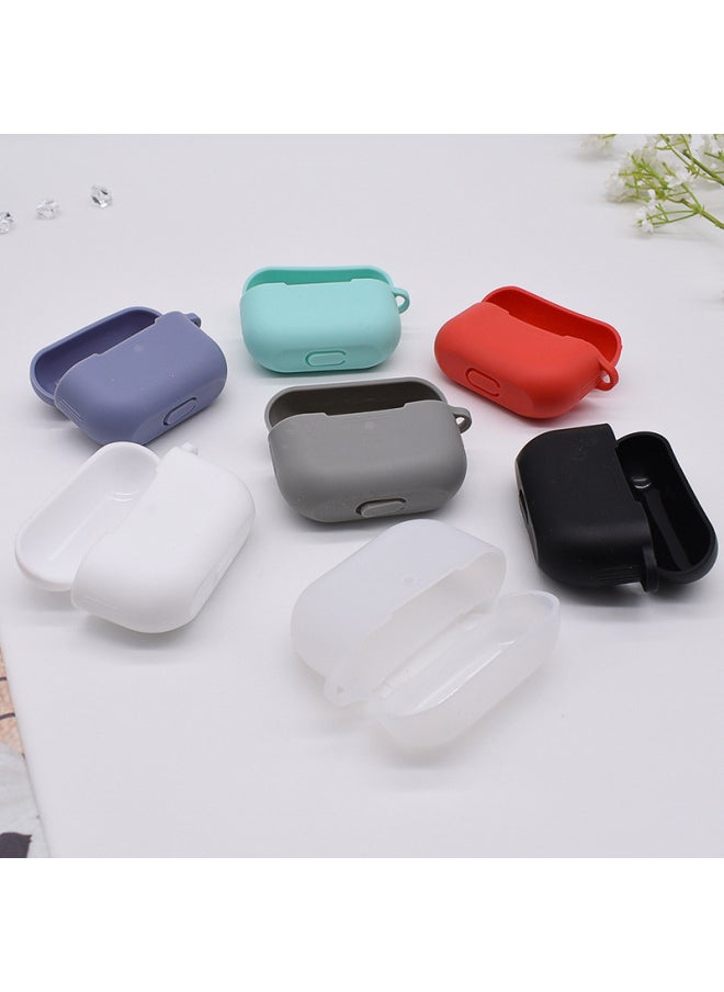 Generic - Applicable To Airpods Pro Protective Shell Apple Headset Three Generations Pro Protective Cover Pro Headset Protective Cover Earplugs-Color:2260 Matcha Green-Model:(Thick) Airpods Pro3 Protective Shell - Image 1