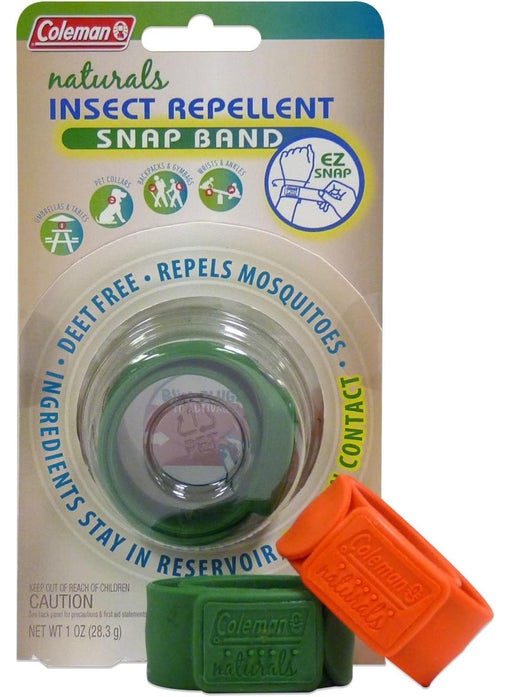 Coleman DEET Free Snap Band Insect Repellent Bracelet