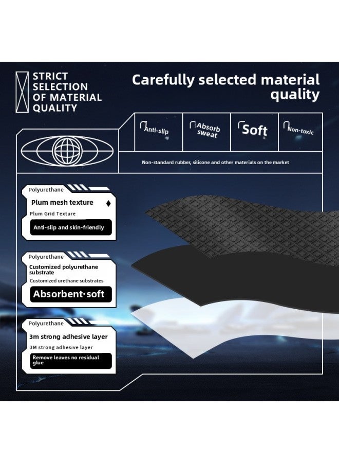 Suitable For Sony Ps5 Handle Anti-slip Sticker Standard Version Protective Cover Game Handle Sticker Grip Protective Cover Key Sticker-Color:[handle Version] Ps5 Standard Version Black Printing - Image 3