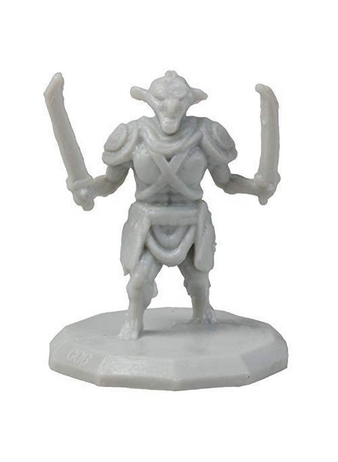 Monster Protectors Fantasy Goblin Mini Figures - 8 Unpainted Unique Designs - 1" Hex-Sized, Compatible with DND, Pathfinder & Tabletop RPGs - Realistic Sculpts for RPG Campaign, Game Nights Fun  - Image 4