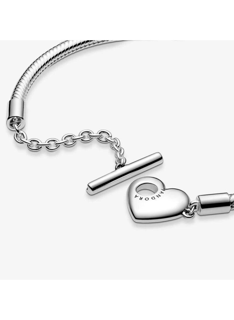 Pandora Moments Heart T-Bar Snake Chain Bracelet, Size 18 - pzsku/Z7644A97A236A1E75F90DZ/45/_/1740987932/d2f32b31-63eb-4426-9254-ed3d55dcddd6