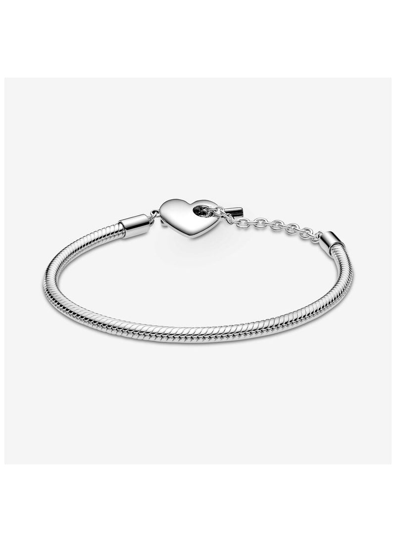 Pandora Moments Heart T-Bar Snake Chain Bracelet, Size 18 - pzsku/Z7644A97A236A1E75F90DZ/45/_/1740987933/a0c1a021-4be9-4991-8aae-cd74be79c4ff