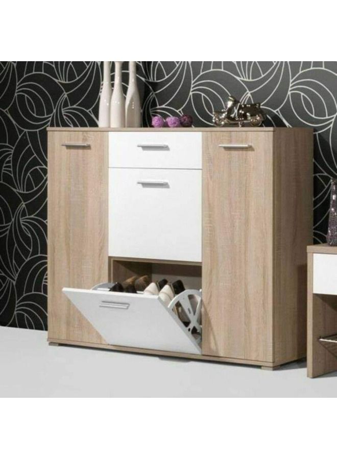 Generic SM.A3 Boots Organizer and Storage - Brown & White - 150*100*35cm - Image 1