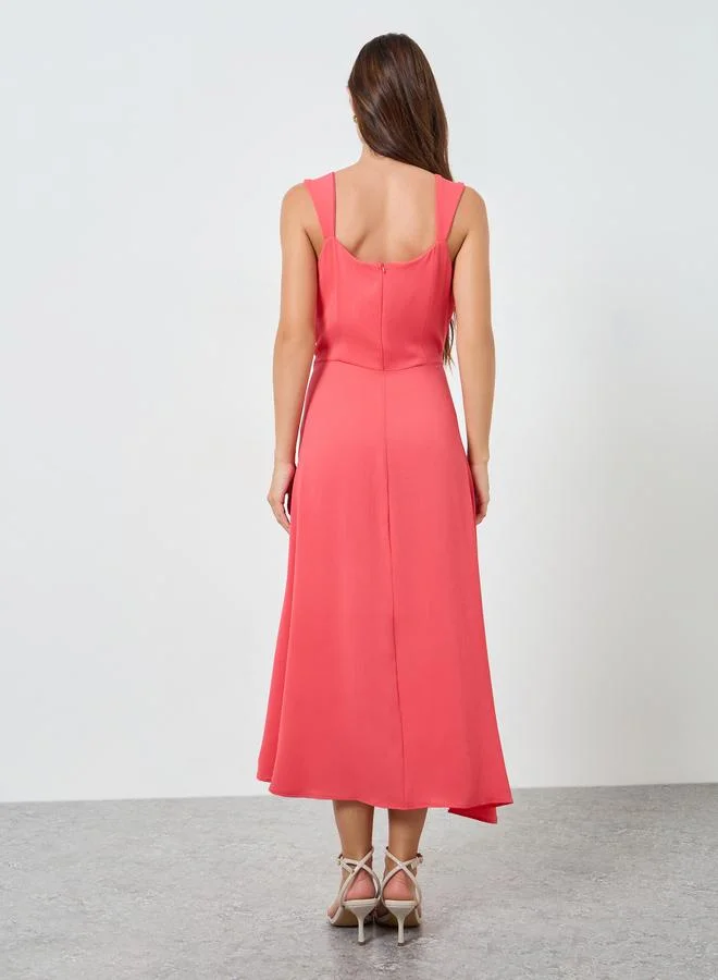 Maxim Creation  Women Pink Strappy A-Line Maxi Dress for Women | Best Price UAE