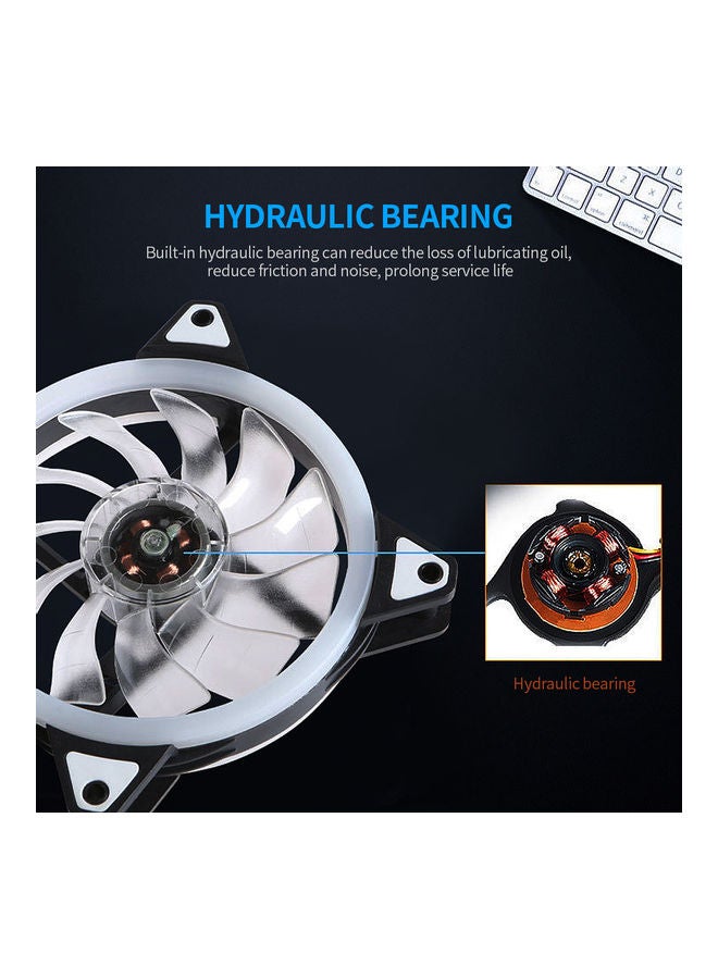 Loquat RGB Case Cooling Fan 12cm Multicolour  - Image 4