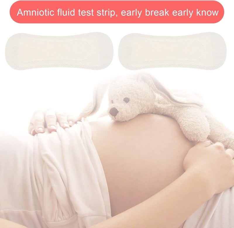 klarako 2pcs Amniotic Fluid Test Strip Maternity Home Easy to Use High Sensitivity Feminine PH Test Strips with Amniotic Fluid Control Chart for PH Value Detection - Image 2