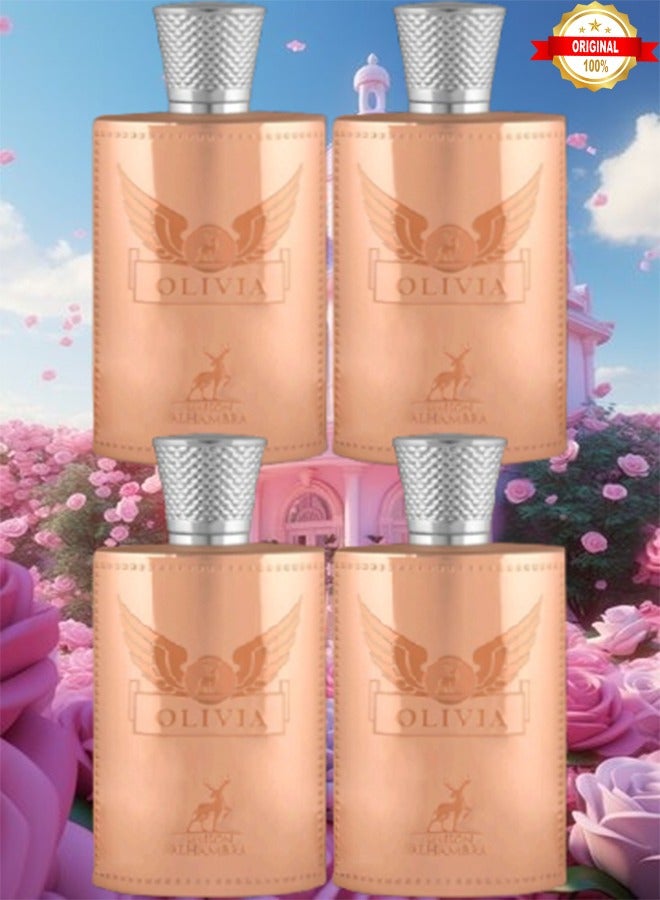 MAISON ALHAMBRA 4 Pieces Olivia Perfume 80ml EDP - Image 1