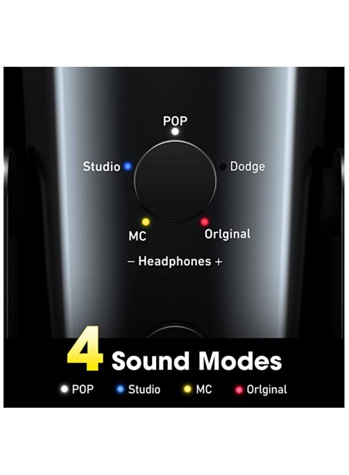 Jmary PW10 Professional Metal Voice Recording Usb Condenser Studio And Podcast Recording Gaming Microphones - Image 4