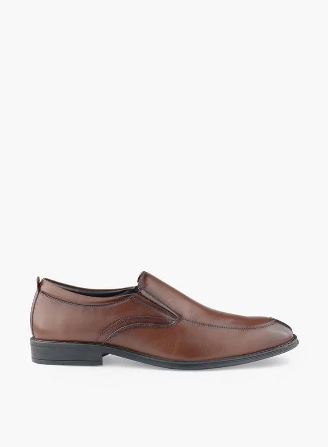 LBL by Shoexpress BROWN Men Slip-On Leather Loafers for Men | Best Price UAE