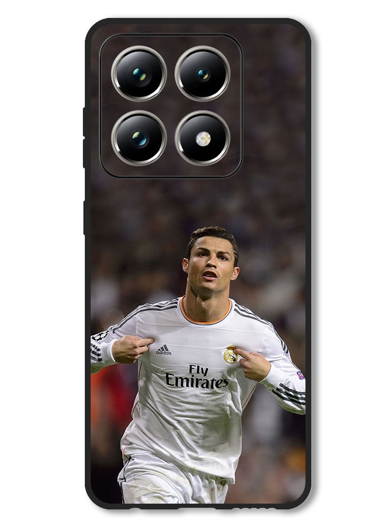Theodor Case Compatible with Xiaomi 14T Protection Shockproof Bumper Cover Cristiano Ronaldo (3) - Image 1
