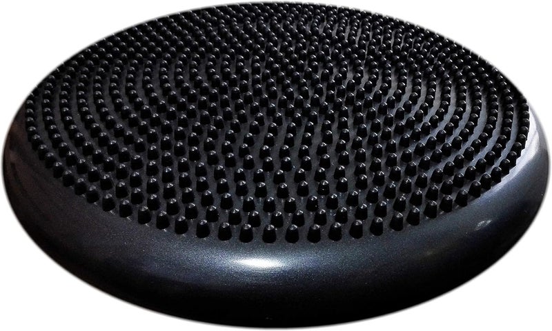 AppleRound Inflated Wobble Cushion with Hand Pump, Air Stability Board (Extra Thick), Core Balance Disc for Adults, Sensory Wiggle Seat for Kids, Flexible Seating for All Age, 13.5in / 34cm Diameter - Image 4