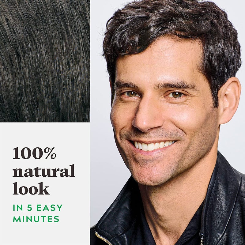 Just For Men Shampoo-In Color (Formerly Original Formula), Mens Hair Color with Keratin and Vitamin E for Stronger Hair - Deep Dark Brown, H-46, Pack of 3 - Image 4