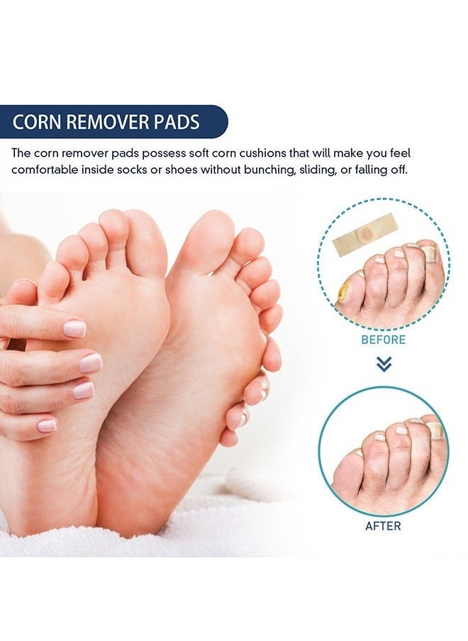 SOUTH MOON - 24 Pcs Foot Corn Removal Plaster,Natural Ingredients,Foot Care Expert,Calluses Plantar Treatment,Relief Pain From Calluses, Corns, Blisters, Heel Frictions - Image 1