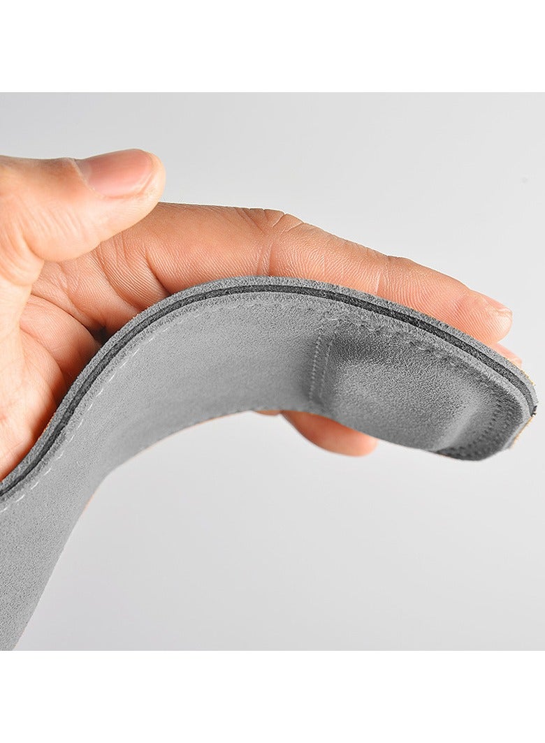 كي واي دي قفازات رفع الأثقال من جلد البقر بسبع طبقات ووسادات قبضة، خطاطيف للمعصم وأشرطة للمعصم كبديل لرفع الأثقال، ملحقات التدريب - Image 4