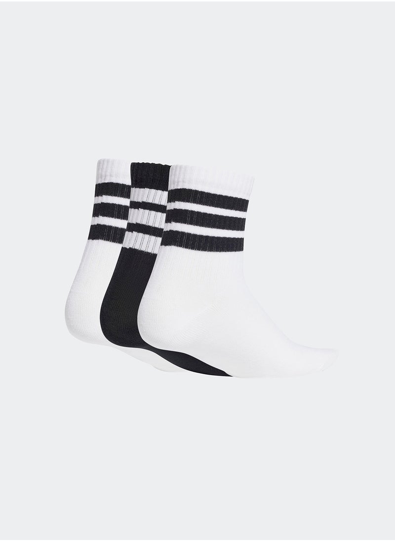 Adidas Youth 3 Pack Ribbed Socks  - Image 2