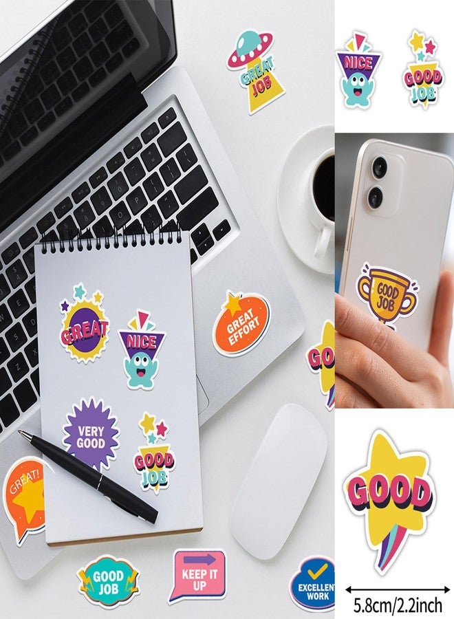 Suonady 50Pcs Good Job Stickers for Kids Reward - Fun Motivational Teacher Supplies for Classroom, Classwork Award - Image 3