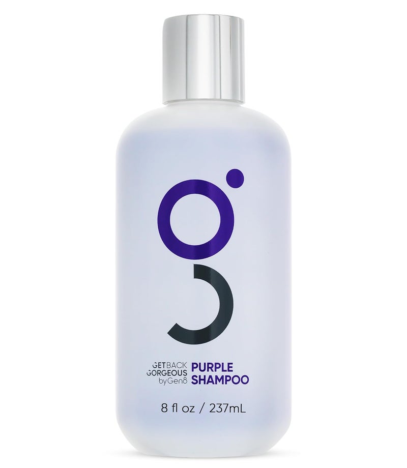 Get Back Gorgeous GBG Purple Shampoo for Blonde Hair  Hair Toner for Silver Grey  Blonde Instantly Conditions Brassy Hair  Celebrity Stylist Purple Toning Shampoo for Soft Shiny  Silky Hair for Women  Men 8 Oz