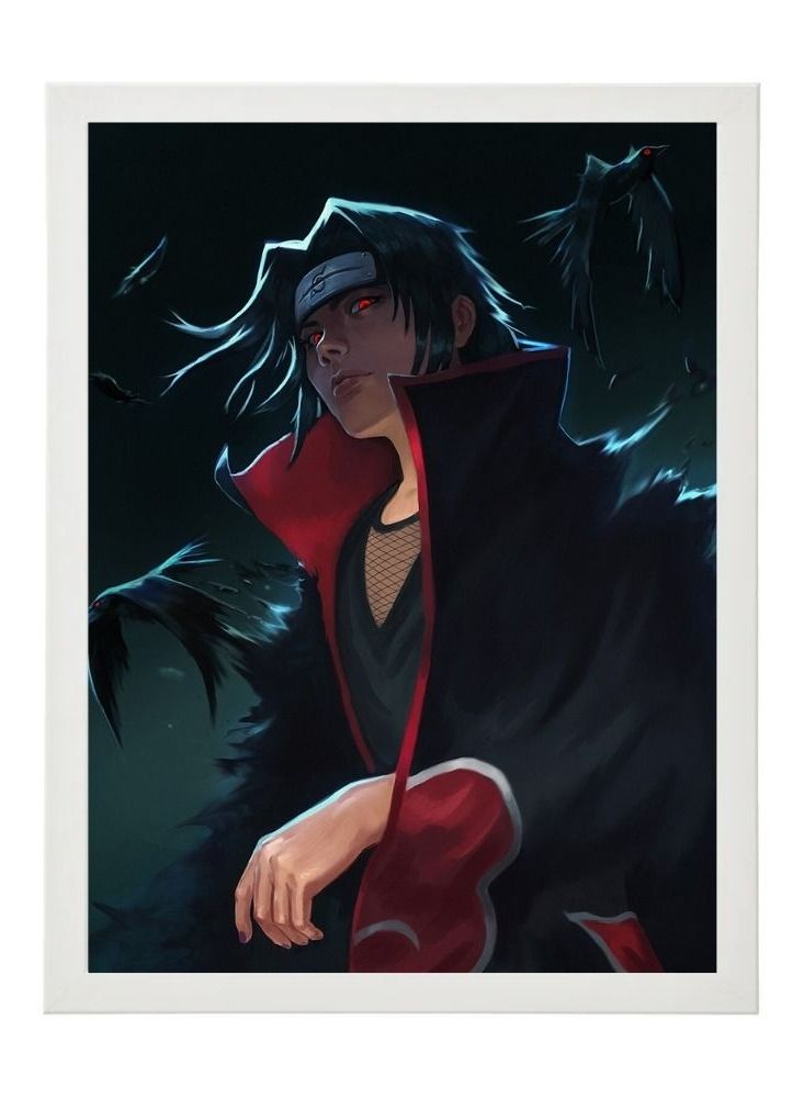 RKN Digital Wall Art Poster Frame Itachi Uchiha 21X30 cm - Image 2