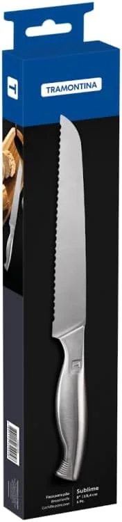 Tramontina Sublime Stainless-Steel Bread Knife 8"