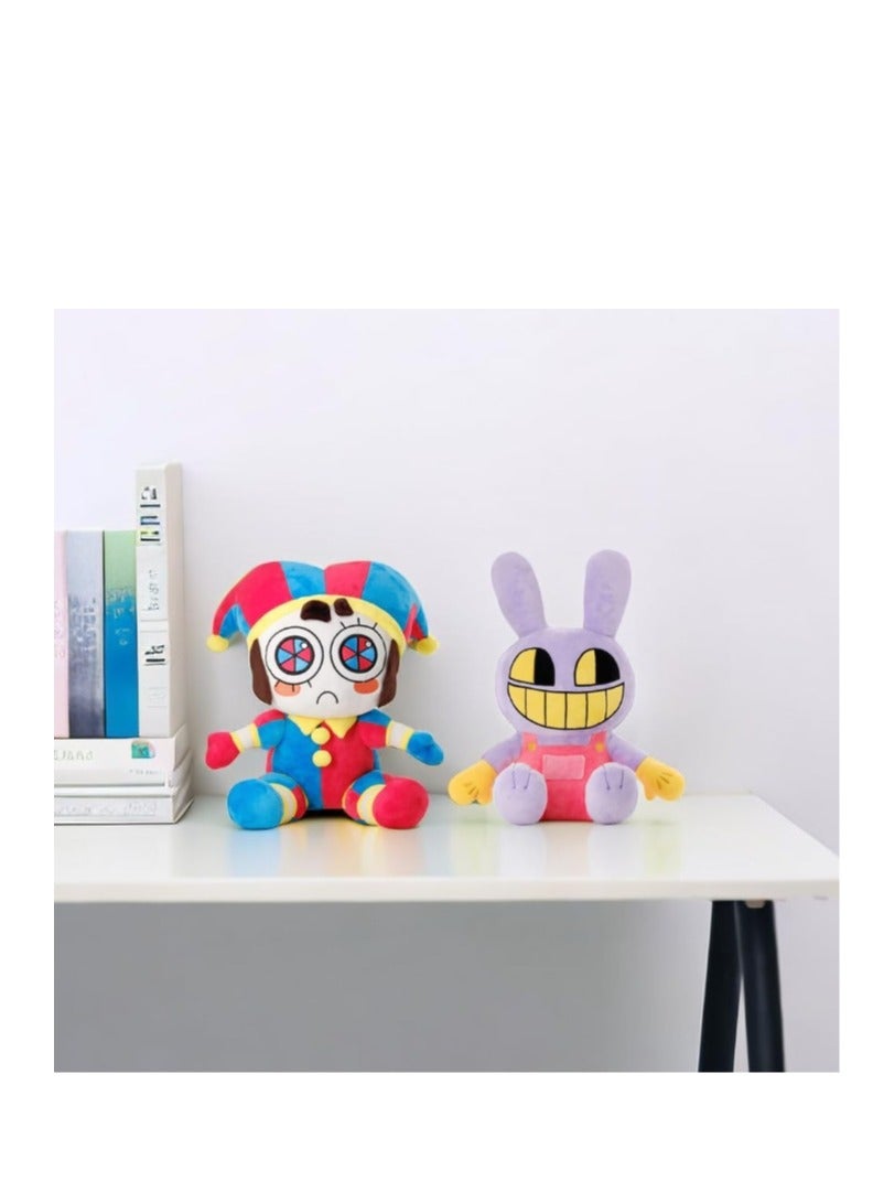 The  Amazing Digital Circus Plush Doll - Cute Cartoon  Stuffed Animal Plushie Doll  Pomni Jester Collectible Toy for Kids and Fans Ideal Birthday Gift  30cm - Image 3