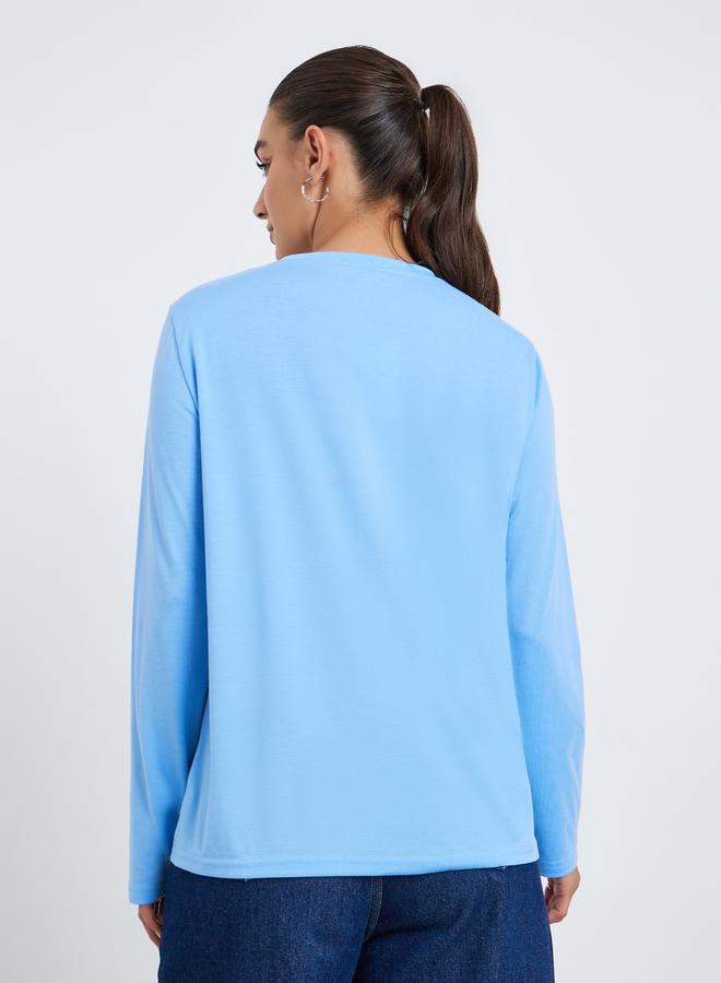 Styli Women Graphic Print Long-Sleeve T-Shirt - Image 5